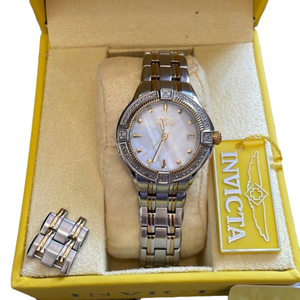 Invicta womens watch silver/gold tone #0267